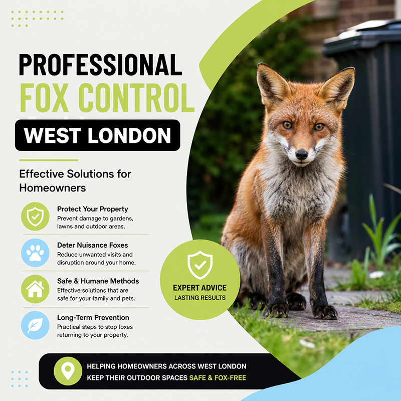 Professional Fox Control Services in West London: What Homeowners Should Know