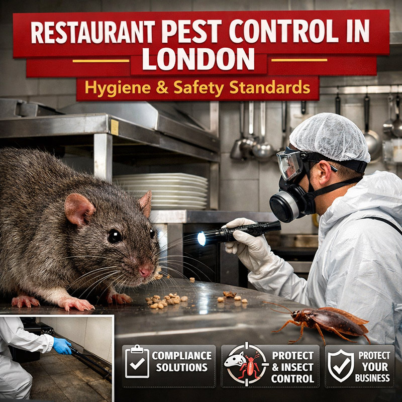 Restaurant Pest Control in London: Meeting Hygiene and Safety Standards