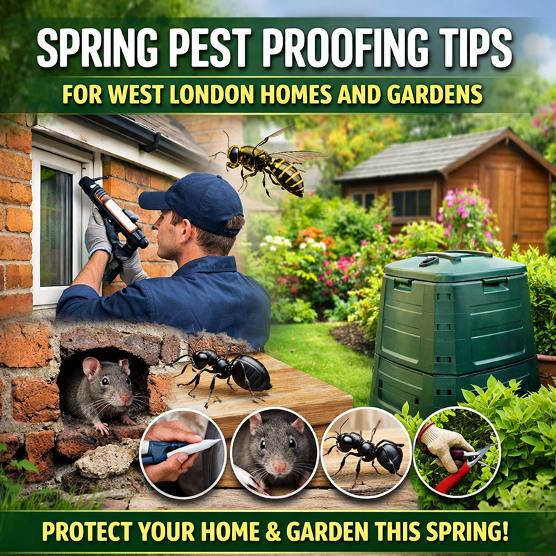 Spring Pest Proofing Tips for West London Homes and Gardens
