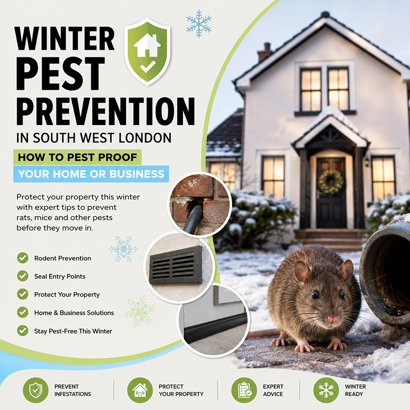 Winter Pest Prevention in South West London: How to Pest Proof Your Home or Business